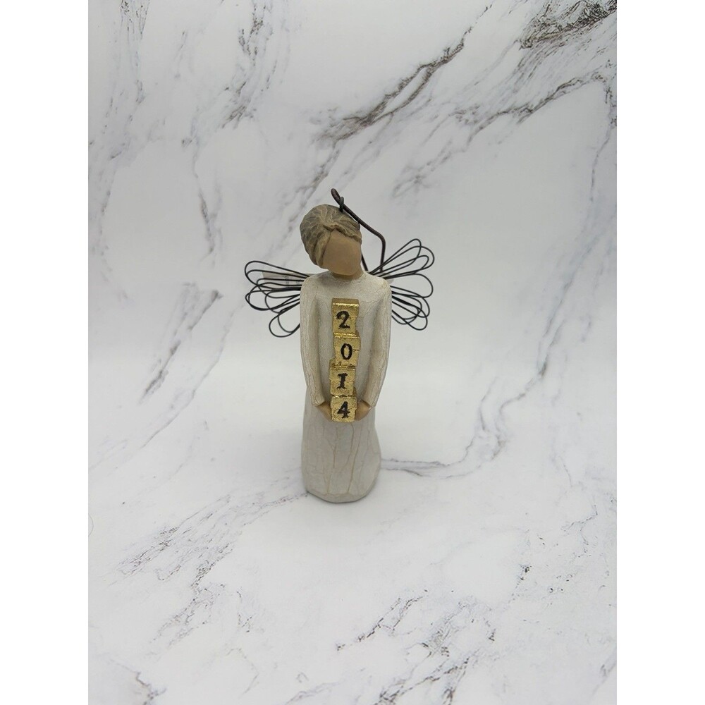 2014 Willow Tree Demdaco Susan Lordi Christmas Angel Ornament With Box